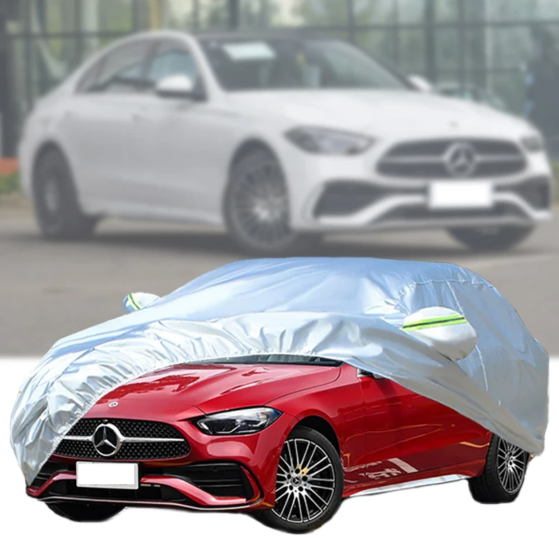 

For Mercedes Benz C Class W202 W206 W205 W204 Outdoor Protection Snow Cover Sunshade Waterproof Dustproof Full Car Covers