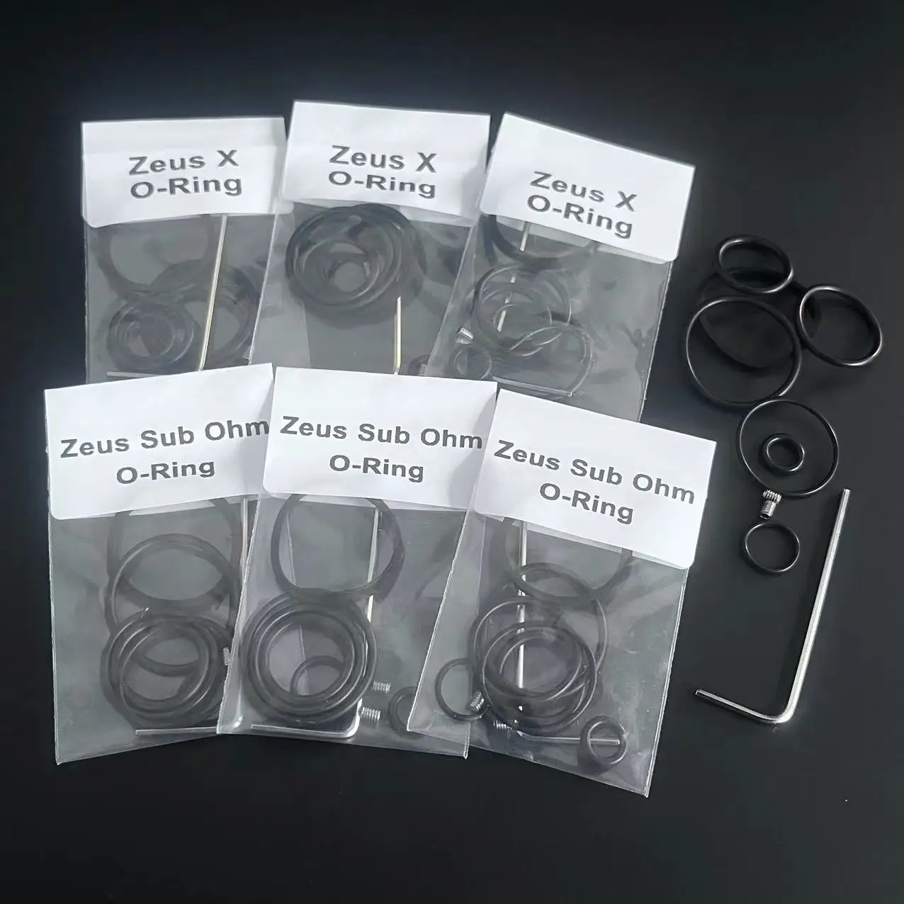 3/1 Sets Vervangende Siliconen O Ring Schroevendraaier Voor Zeus X Zeus Sub Ohm Rubber Ring Afdichting Om Gereedschap Te Repareren