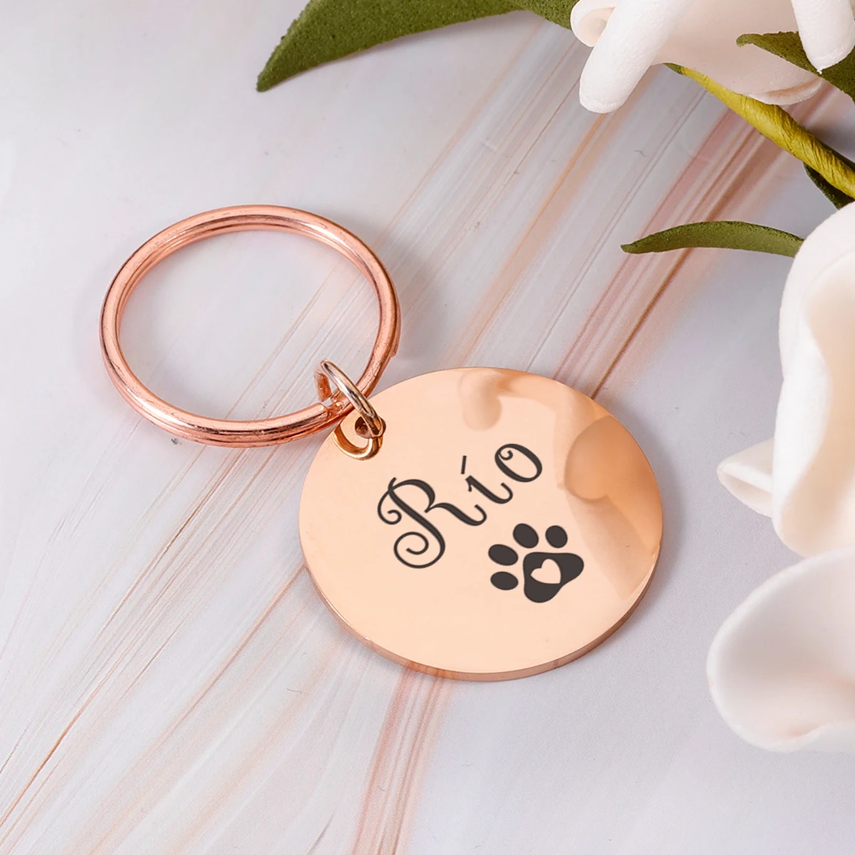 

1 pc Cartoon Dog Tag Laser Engraving Cat Tags Engraved Personalized Pet ID Tag For dog Pets