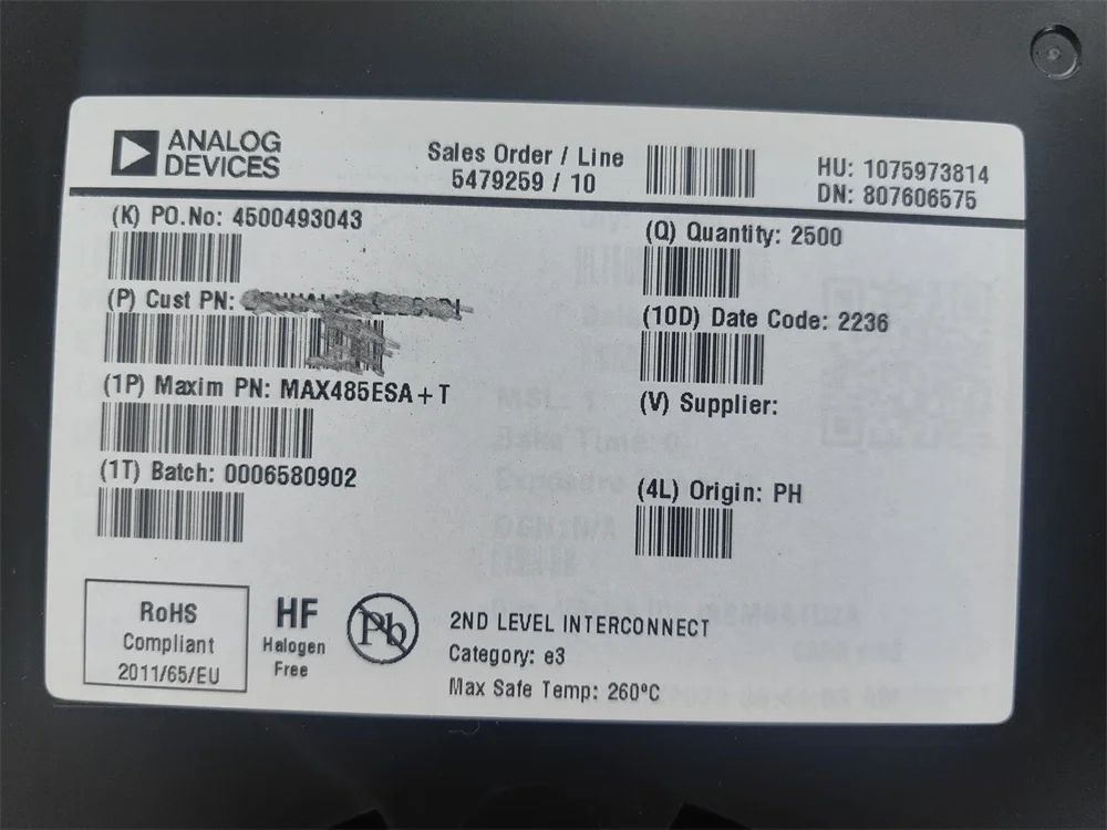 MAX485ESA+T W magazynie