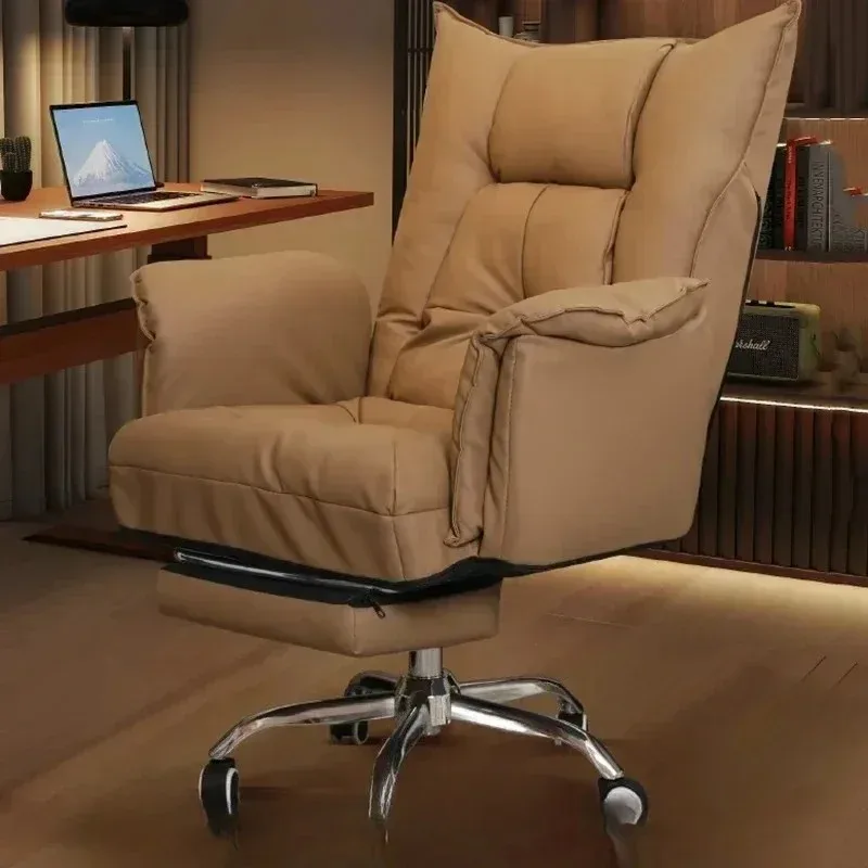 

Cute Lounge Office Chair Modern Luxury Salon Ergonomic Leather Living Room Office Chair Throne Sillas De Oficina Home Furniture