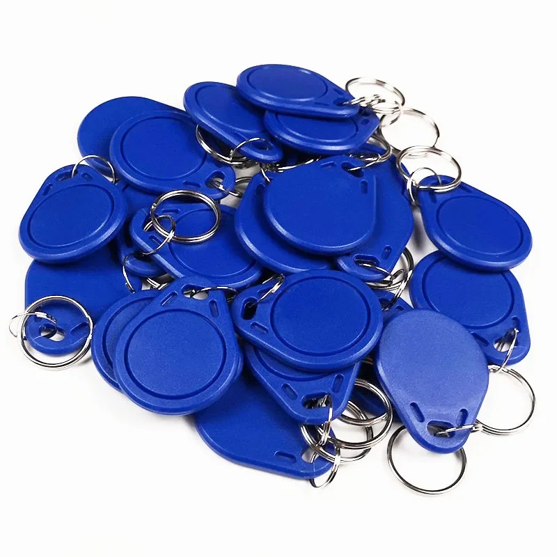 5Pcs Ntag213 NFC Tags Keychain 13.56MHz ISO14443A RFID Keyfobs Ntag 213 for All NFC Enabled Phones