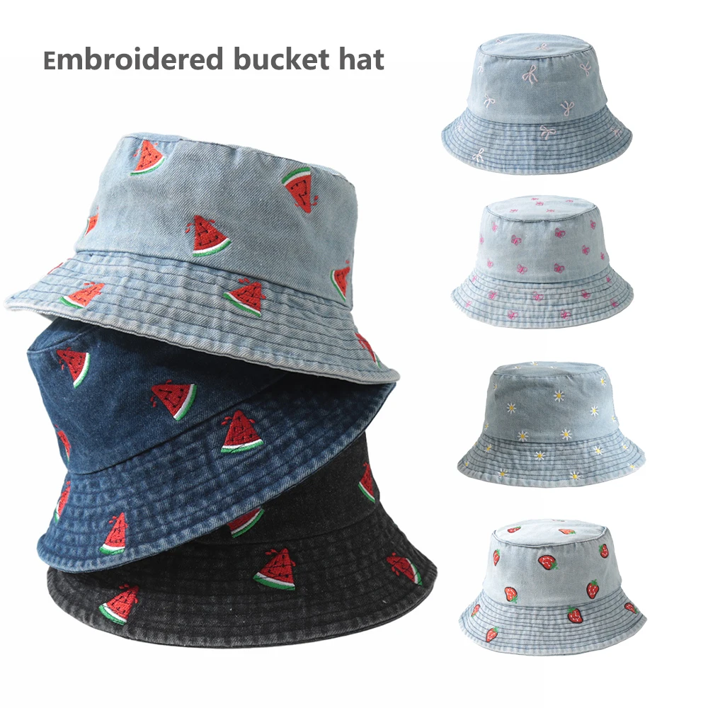 Emboridery Denim Bu…