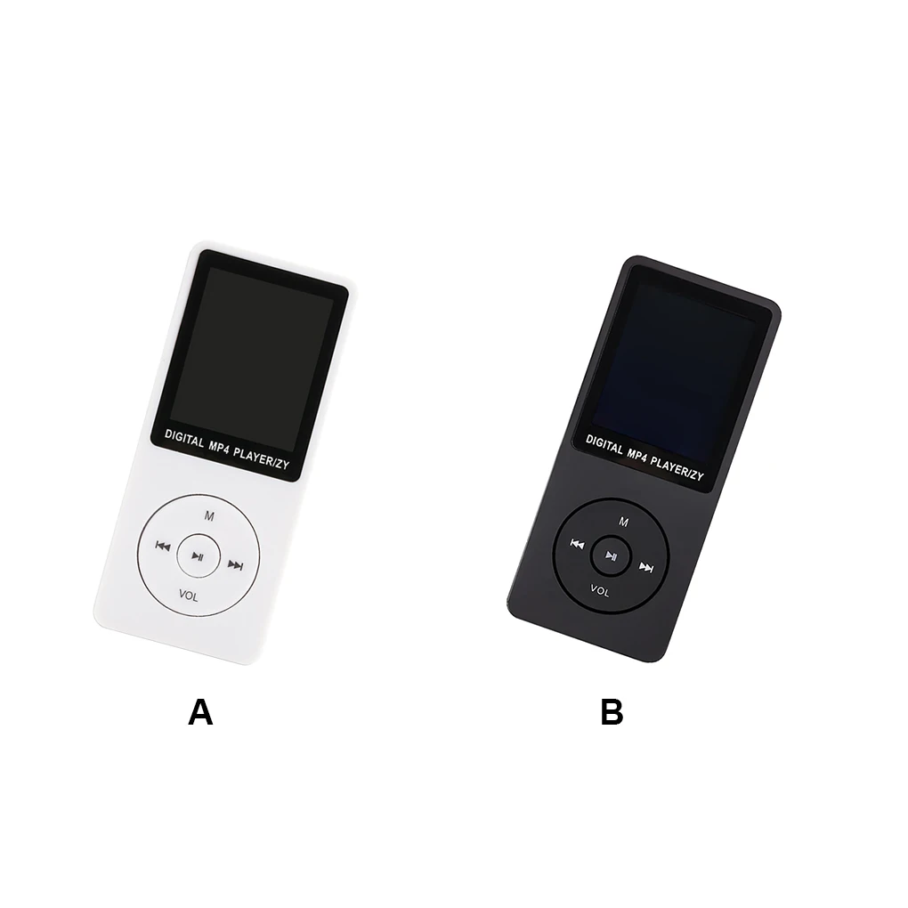 Audio Player Large Screen Battery-operated Mini MP4 Exquisite Sweet Gift Electronic Device Music Players Black