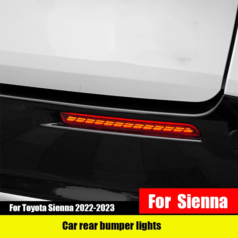 

For Toyota Sienna 2022-2023 Decorative accessory stickers for changing the direction of the brake tail light to flowing water