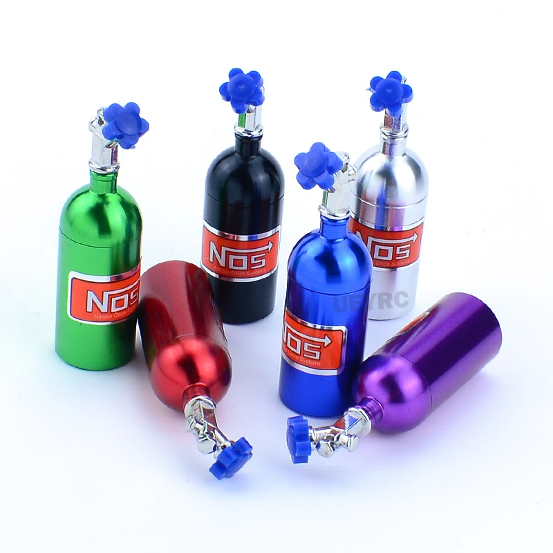 Metal Simulation NOS Nitrogen Bottle Model for 1/10 RC Crawler Car Traxxas TRX4 Defender Axial SCX10 II 90046 RC4WD Yikong 40082