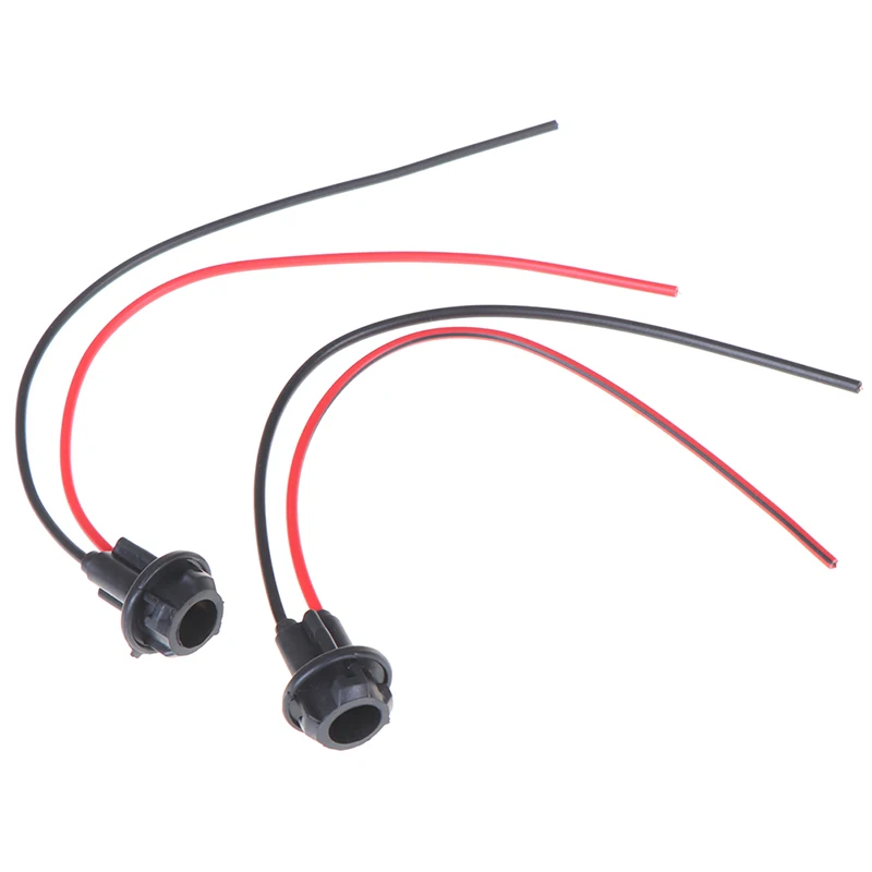 2 PCS/Lot T10 W5W 168 194 Dashboard Gauge LED Light Lamp Bulb Fog lights Socket Holder for Auto Car