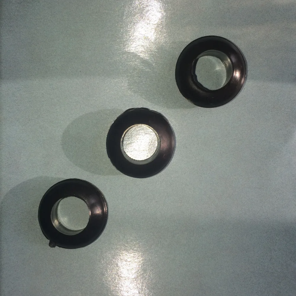 6mm inner diameter wire gaskets rubber seal grommets ring cable hole plug - pack of 100