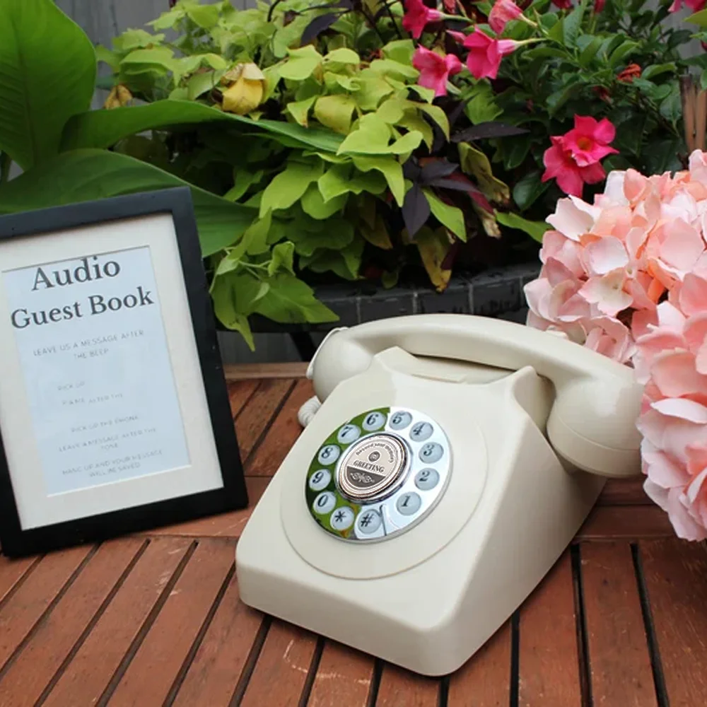 Audio Guestbook Wedding Phone Message Voice Phone Recording Audio Guestbook Vintage Antique Phone Audiobook