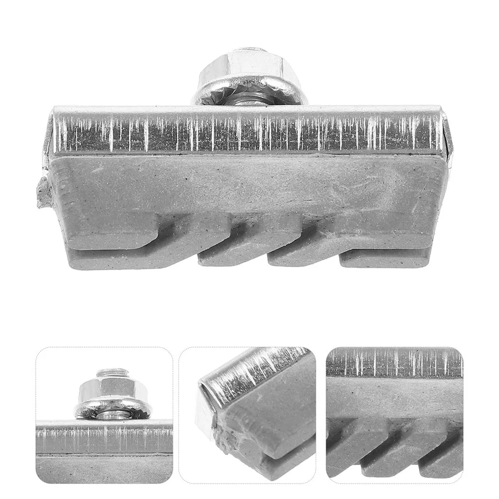 

15 Pcs Bicycle Brake Pads Disc Repair Tools Fold Bike Replacement Break Iron Sheet