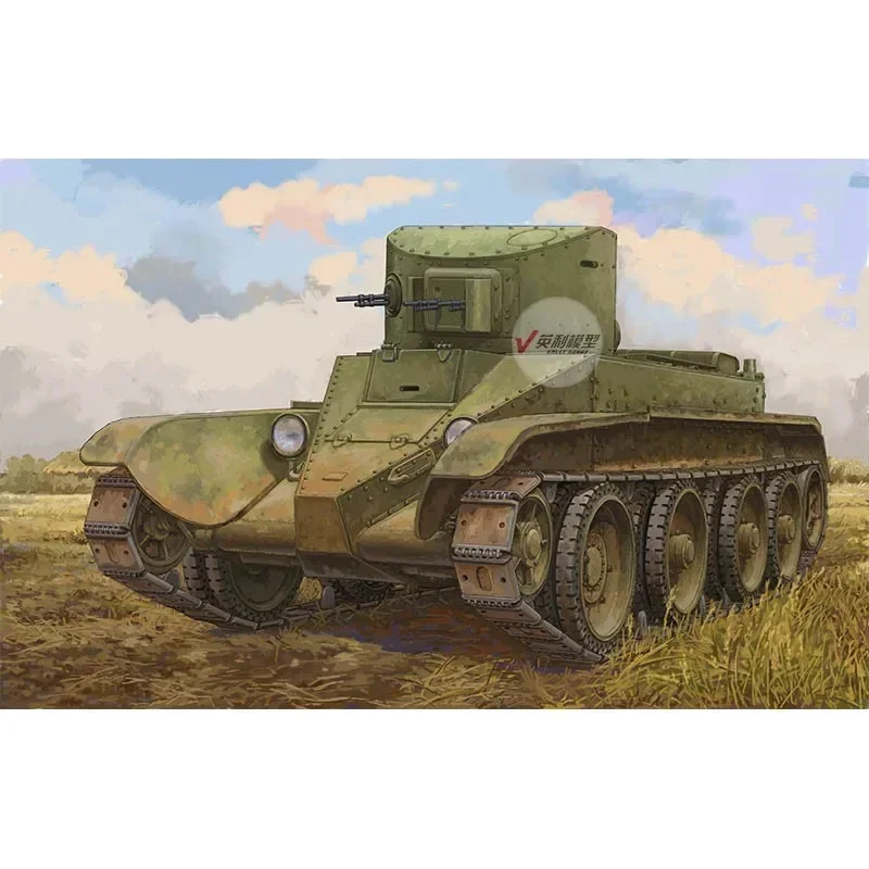 

Trumpeter 84516 Assembly Tank Model Building 1/35 Scale Model Soviet BT-2 Fast Tank for Model Hobby Collection DIY