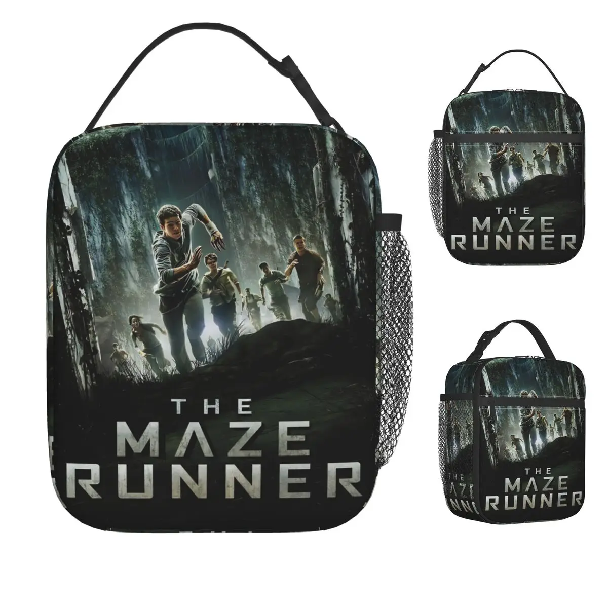 

Бегущий лабиринт, американская научно-фантастическая пленка, сумка для обеда, портативная коробка для обеда, сумка-холодильник для пикника, повседневные оксфордские термосумки для обеда