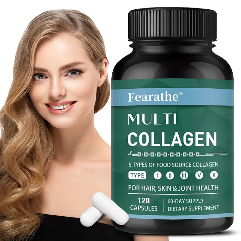 

Мультиколлагеновый (тип I, II,III, V, X) помогает поддерживать прочность кожи, здоровье костей, улучшает мобильность суставов, поддерживает здоровые волосы, ногти