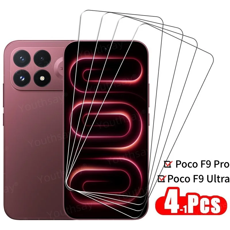 Full Clear Glass For Poco F9 Pro Tempered Glass Xiaomi Poco F9 Pro Ultra Screen Protector HD Protective Phone Film Poco F9 Pro