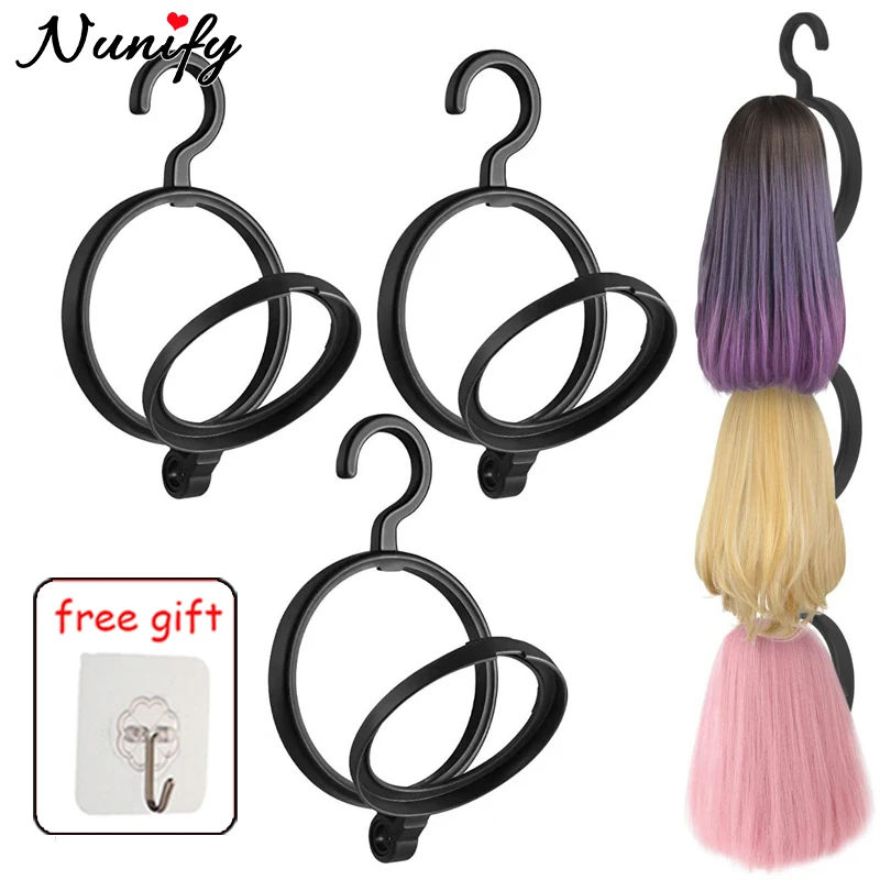 

5/10Pcs Plastic Wig Hanger For Multiple Wigs Black Hanging Wig Stand Wholesale Wig Hanger Free Shipping Portable Wig Dryer Stand