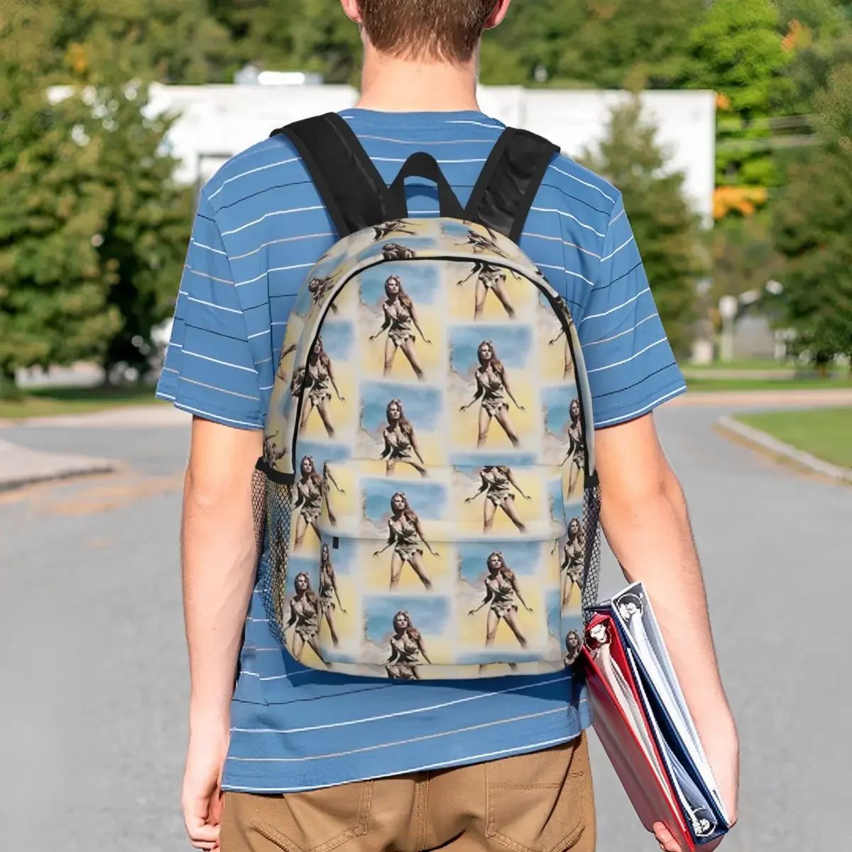 Raquel Welch, Filmstar Rucksäcke Teenager Bücher tasche lässig Kinder Schult aschen Reise Rucksack Umhängetasche große Kapazität