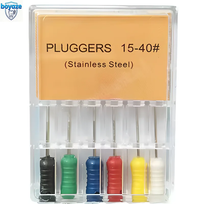 10 Packs  Dental Pluggers K Files Dental Spreader Hand Pluggers Endo Handuse Root Canal Files Endodontics Dentistry 15-40#