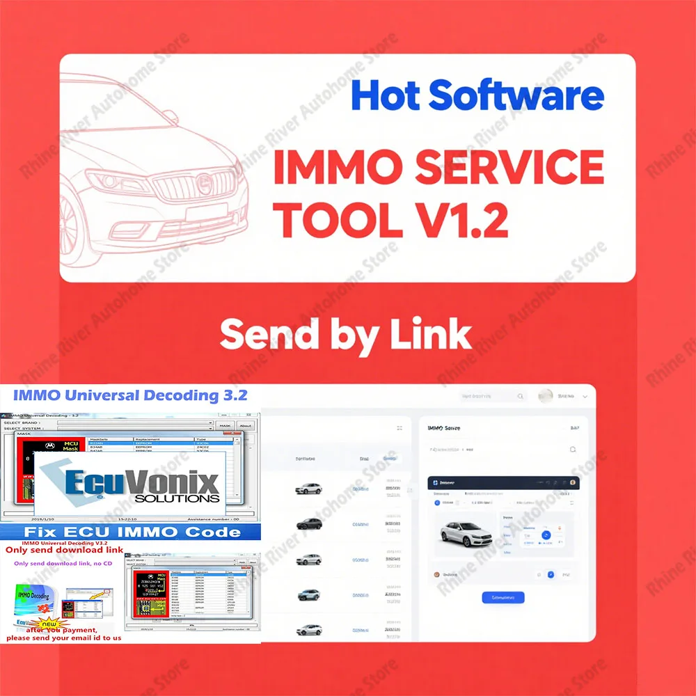 

IMMO Universal Decoding 3.2 Car Diagnostic Software with Free Keygen IMMO Service Tool V1.2 EcuVonix Unlimited Crack for Both
