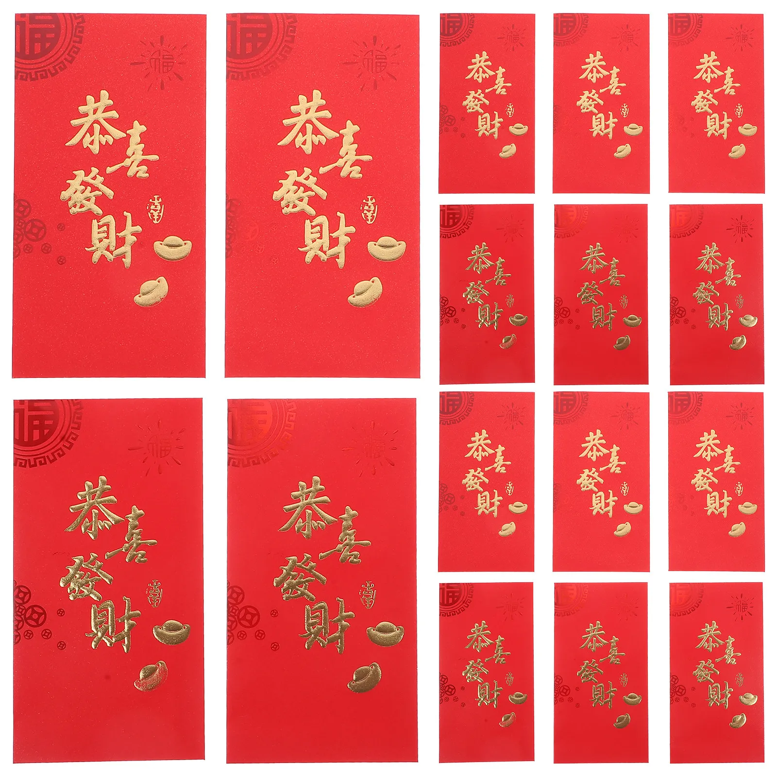 

6pcs Sturdy Paper Red Envelopes Creative Dragon Pattern Money Pockets For Chinese New Year 2024 Spring Festival Gift