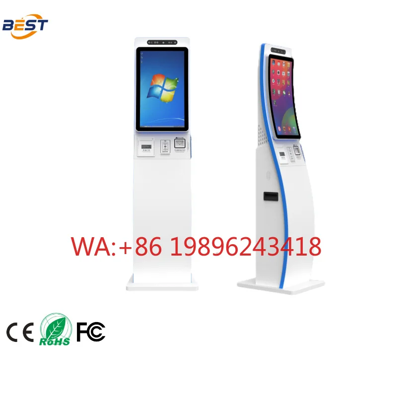 

Restaurant/Hotel/McDonald's Wall Mounted Ordering Kiosk for Fast Food Health Check-in LCD Display
