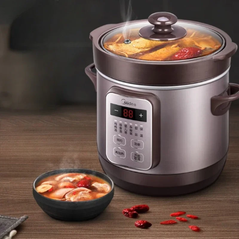 New Electric Stew Pot - Electric Cooking Pot for Household, Can Be Intelligent Reservation, Timing, and Insulation.