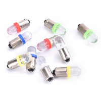 10PCS BA9S LED Bulbs T4W T11 Car Instrument Cluster Lights 1895 64111 RGB Gauge Dashboard Map Lamp 53 57 Interior Lighting 12V