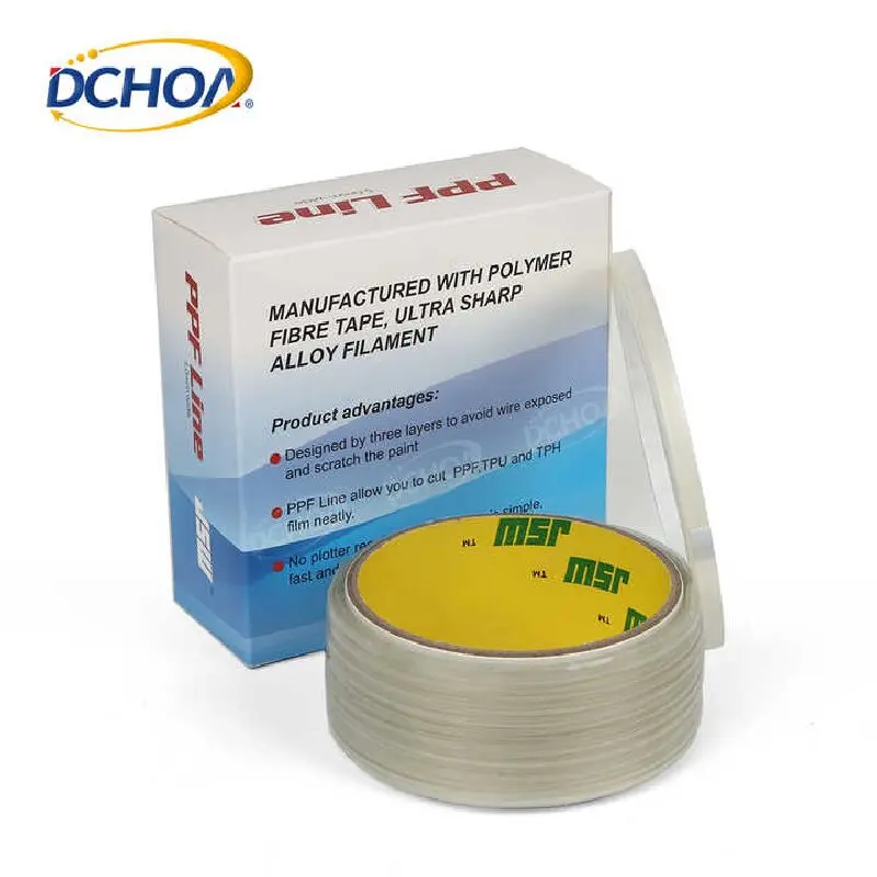 10/50m Length Car Wrapping Vinyl Design Line Knifeless Tape for Vinyl Wrap Transparent Clear Car Stickers Tape Design Film Line