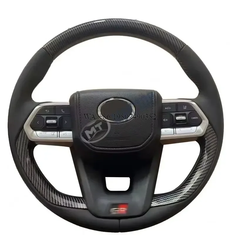 wmwmnu for Maictop Car Interior Accessories Steering Wheel for 200 Lc200 2008-2021 to Lc300 2022