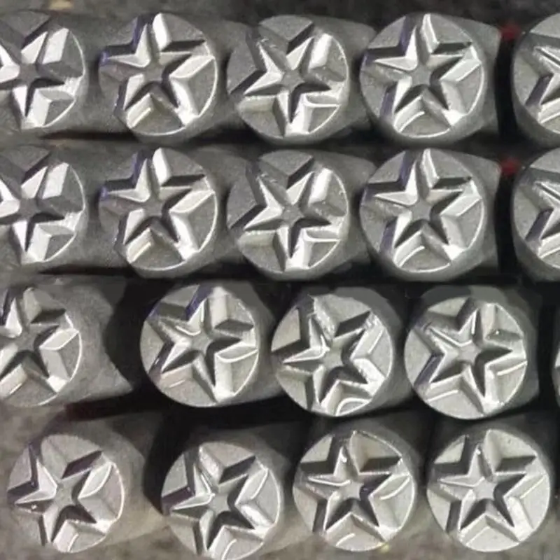 

R3MC 3 Pack Star Shaped Metal Stamp for Unique Jewelry Creations Stamping Tools