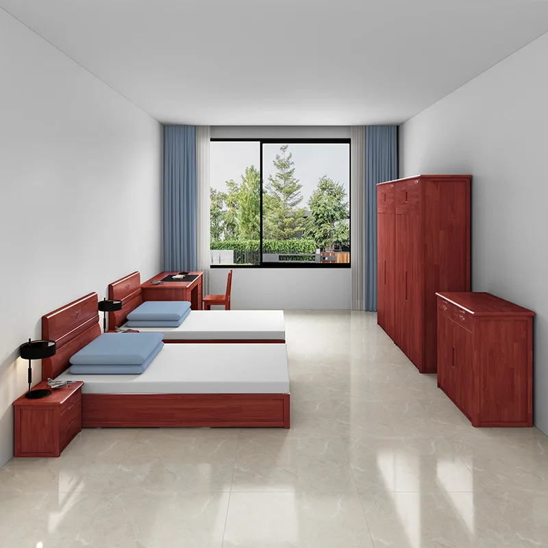 

Red simple modern solid wood shoe cabinet, large capacity shoe cabinet