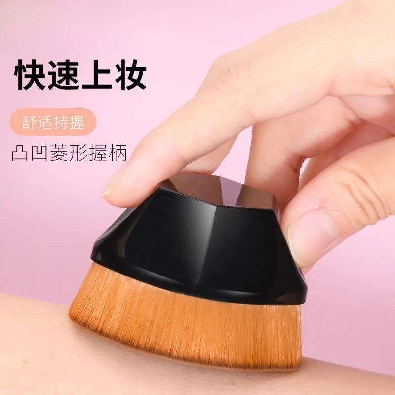 1PC プロフェッショナルフェイスリキッドファンデーション BB クリーム痕跡なしメイクブラシポータブルソフト高密度繊維ガール美容ツール belleza
