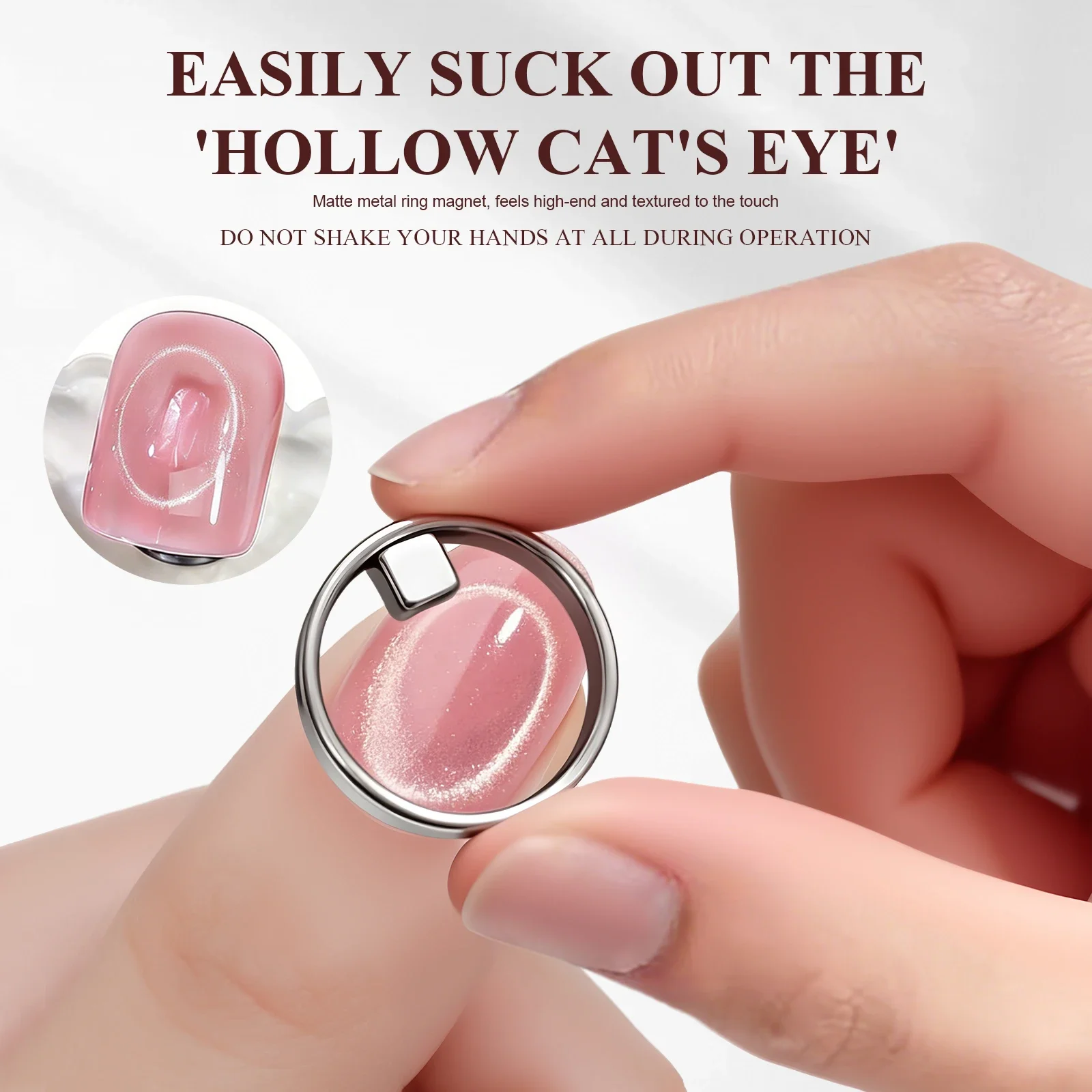 New Hollow Cat Eye Magnet for - Nail Gel Polish Set recension och pris