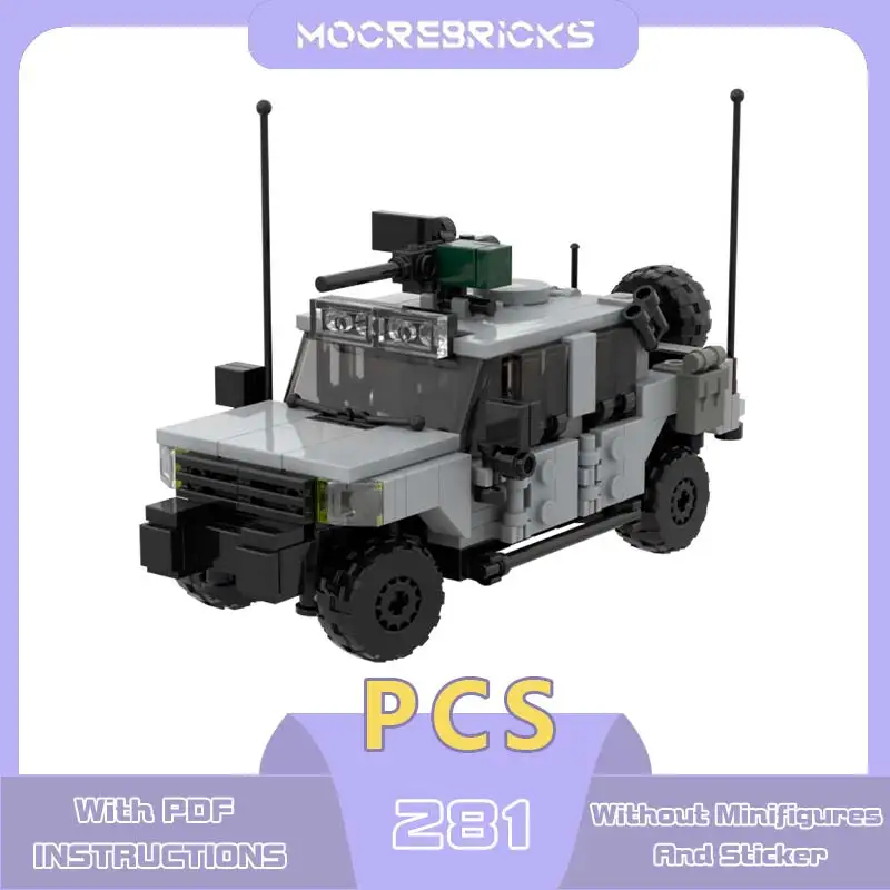 

Combat Weapons M150 MCV Model MOC Military Armored Pickup Truck Building Blocks DIY Bricks Toy Kit Children's Christmas Gift