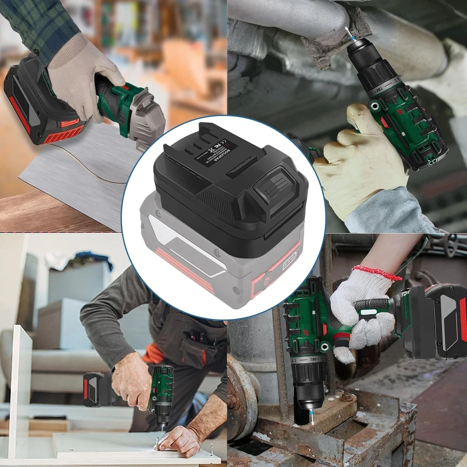 MT20PAR BOS20PAR Adapter Converter For Makita  For Bosch Li-ion Battery For Parkside X20V Tools