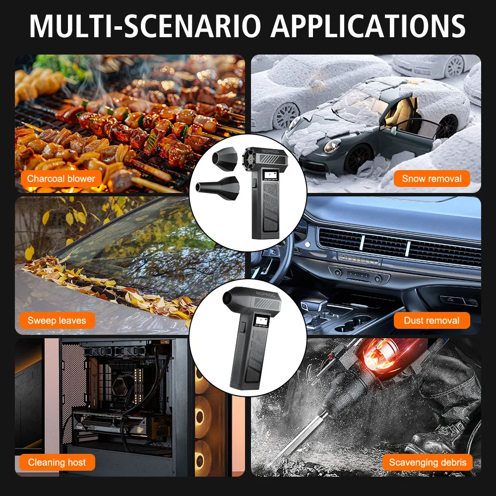 توربو جت مروحة تهب الثلوج اكسسوارات السيارات متعددة الوظائف للوحة مفاتيح الكمبيوتر منفضة الهواء الكهربائية تنظيف منفاخ أداة