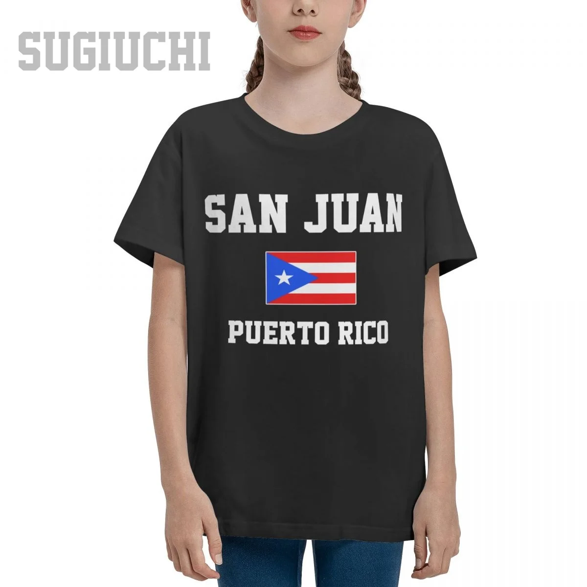 Unisex Youth Boy/Girl Puerto Rico San Juan Capital T-shirt Kids tshirt tee 100% Cotton T Shirt o-neck short sleeve Children