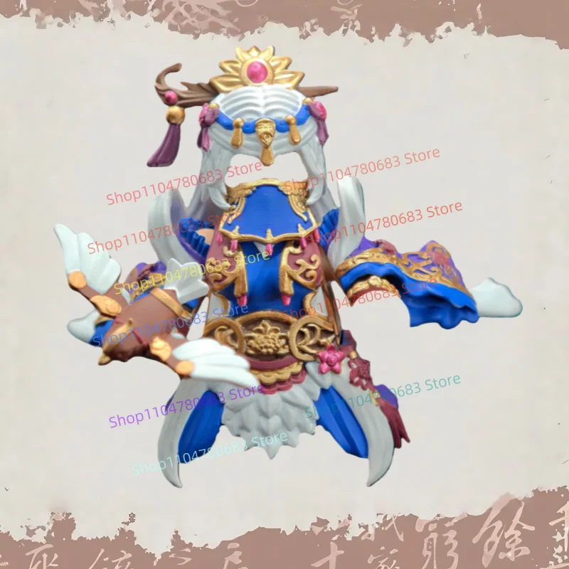 MOC اللبنات شخصية صغيرة ثلاث ممالك هوانغ Yueying التجمع نموذج عرض تمثال أنيمي الكرتون لعبة الزخرفية هدية