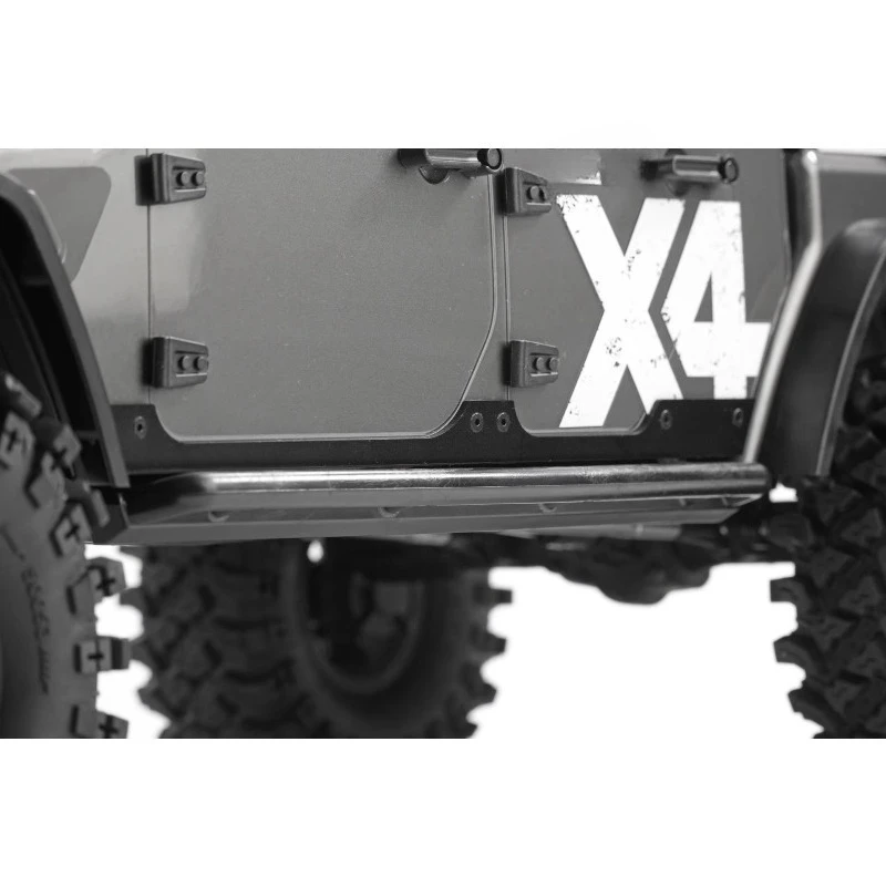 

For CROSSRC EMO X4 1/8 RC Crawler Body Side Skirts CNC-Machined Carbon Fiber Reinforced Styling Kit Damage-Free Installation