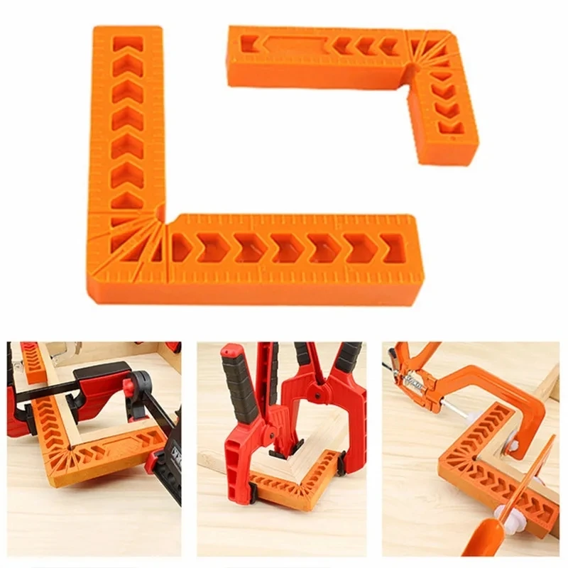 Positioning Squares For Woodworking 90 Degree Corner Right Angle Clamps Carpenter Corner Clamping Square Tool With Scale