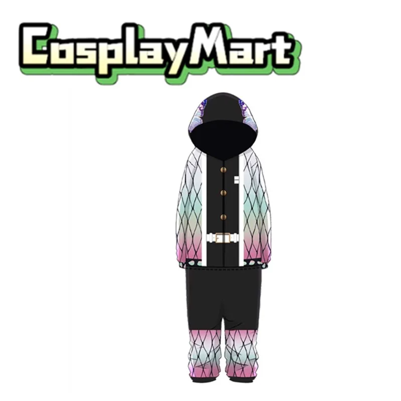 

Костюм для косплея Кочо, комбинезон Шинобу, маскарадный наряд в стиле мультфильма, пижама с капюшоном для мужчин и женщин, костюм для Хэллоуина, карнавала, вечеринки