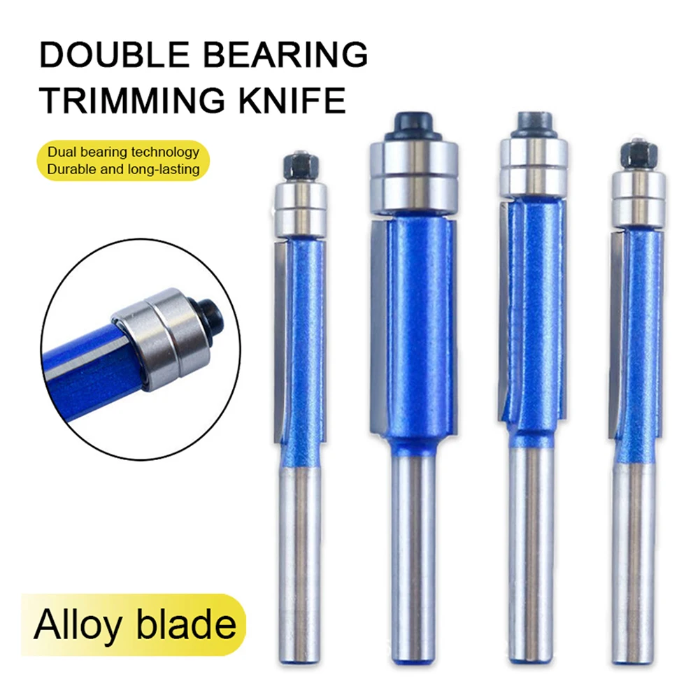 4pcs Biaxial Trimming Tool Set Universal Biaxial Trimming Cutter Multifunctional Double Bearing Trimmer Tool For Trimmer Machine