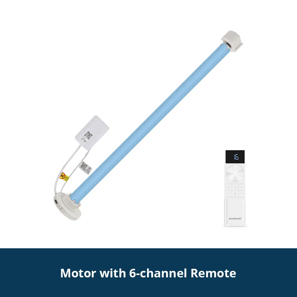 Zemismart Matter Over Thread Rechargeable Smart Roller Shade Blinds Motor for 20 28mm Tube Homekit Google Home Smartthings App image 3