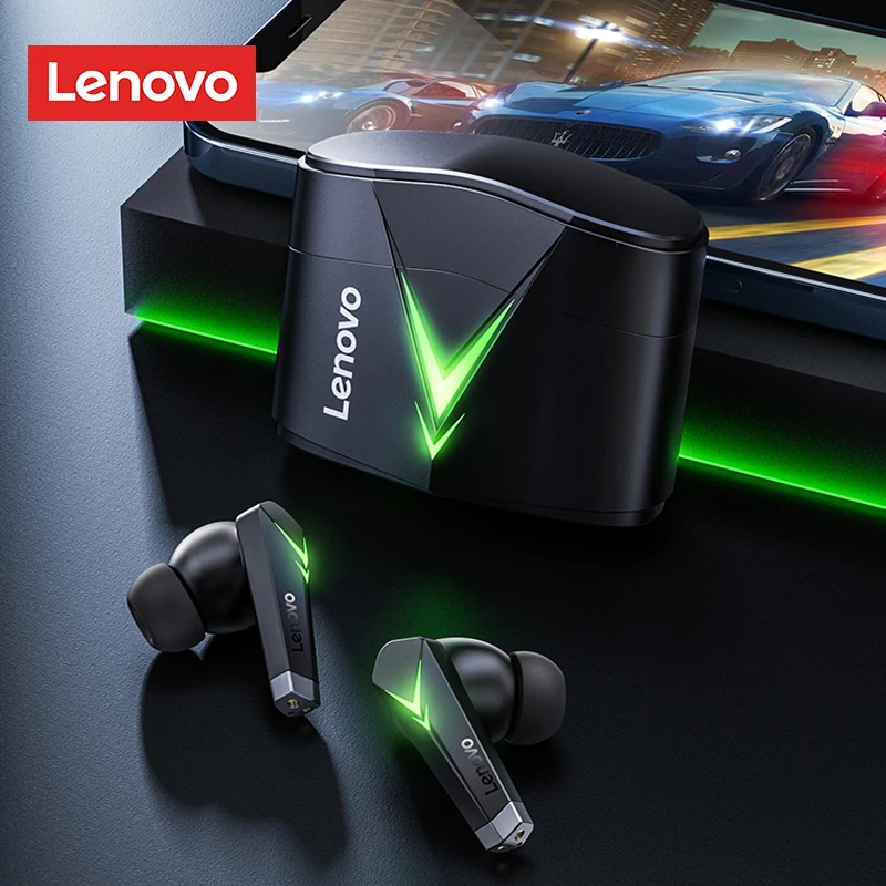 Lenovo LP6 TWS Gaming Earphone New Wireless Buletooth Headphone With Noise Reduction Dual Mode Headset For E-Sports Games Music