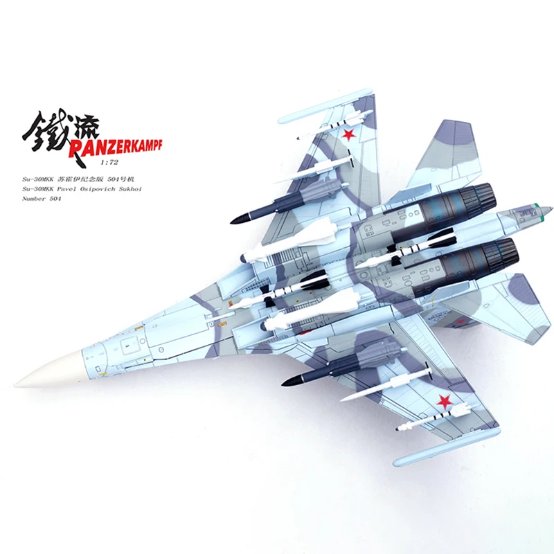 1:72 Schaal Russische SU-30MKK 504 Militaire Gevechtsvliegtuigen Model Diecast Legering Display Souvenir Klassiekers Collectie Speelgoed Geschenken