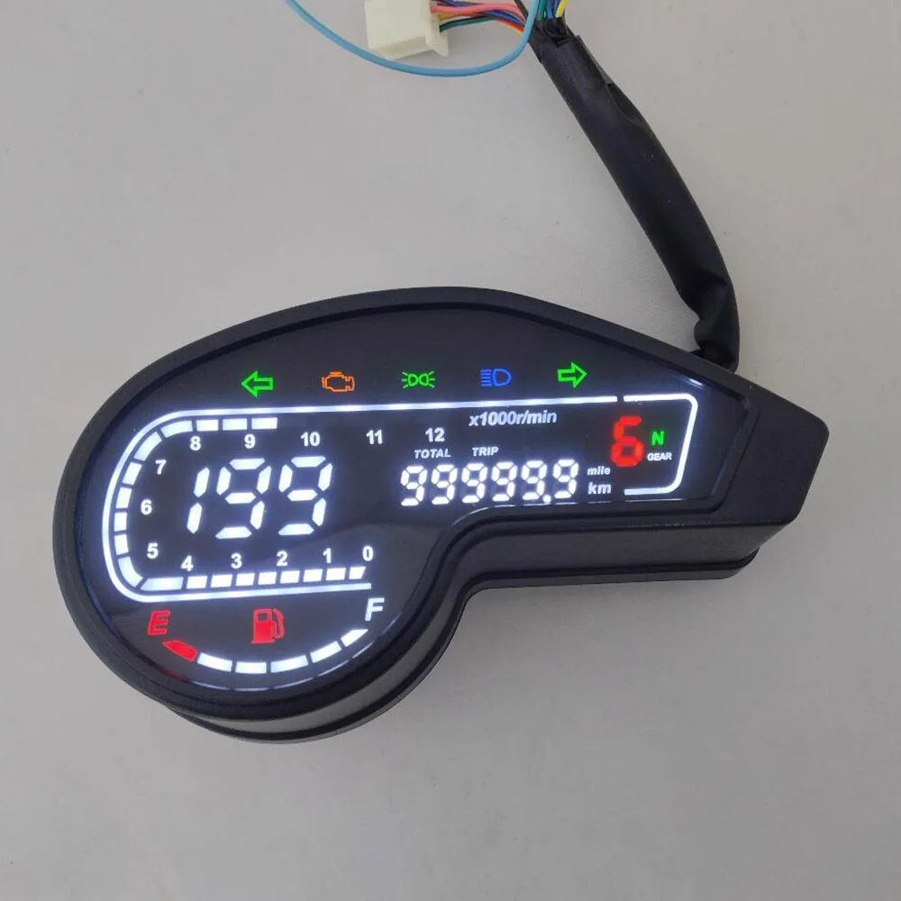 For Motorcycl Honda NXR150 NXR125 Bros 2003-2014 CRV LED Odometer Speedometer Tachometer XR150 GY200 Mexico Brazil Colombia