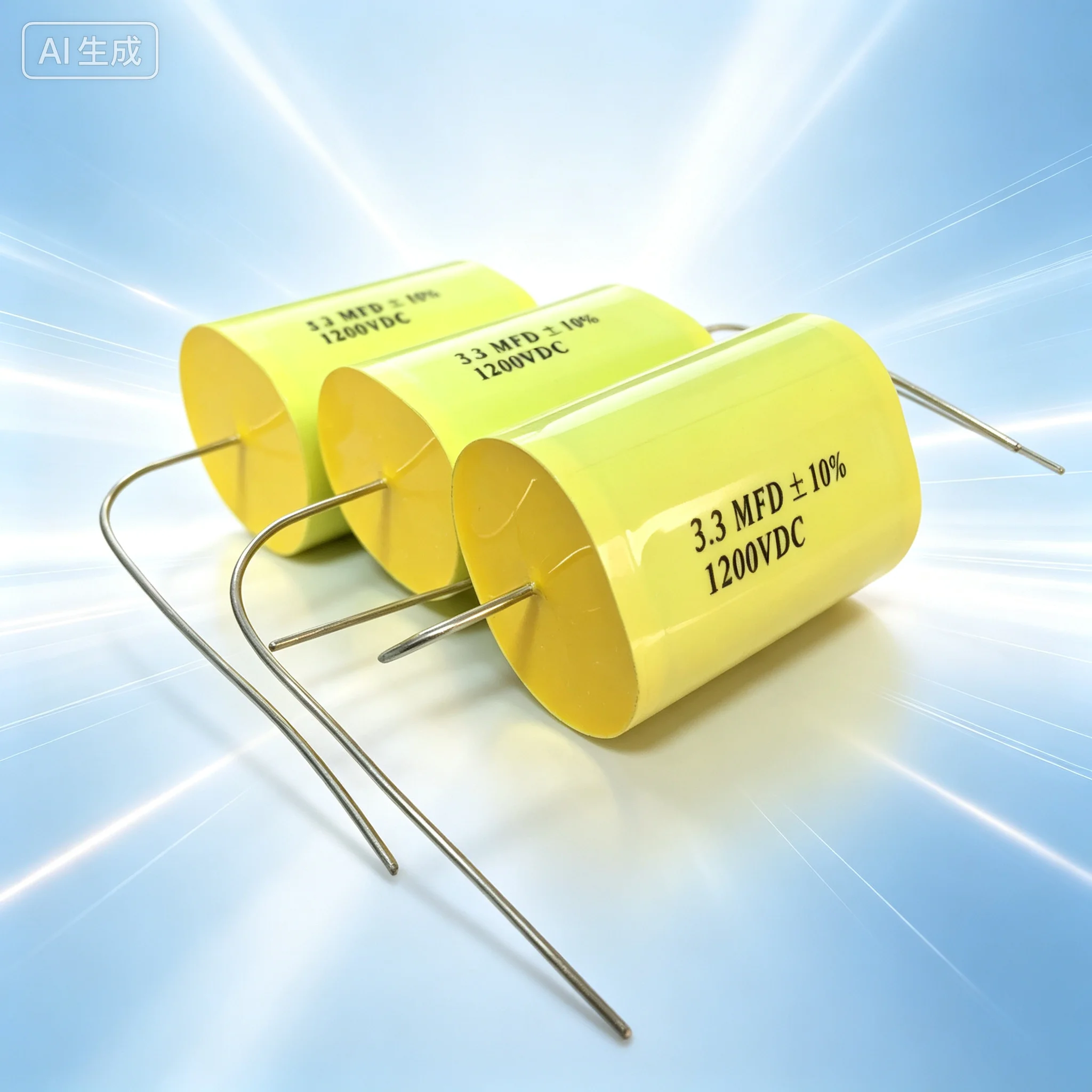 Capacitor for CJE 335K 3.3UF 1200V Thick Copper Lead Absorption Film Capacitor  10pcs