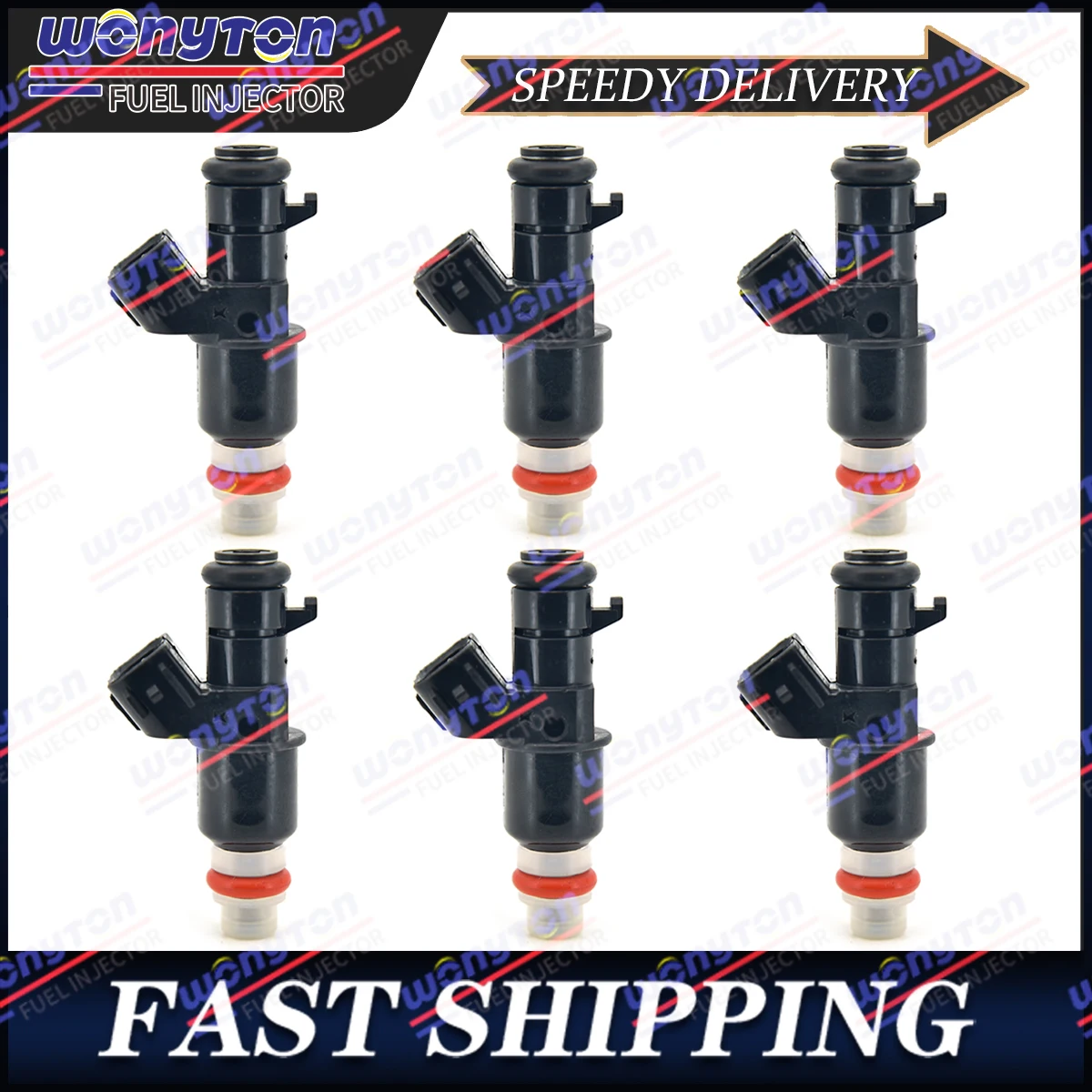 

6Pcs Fuel Injector for Honda 3.0L 3.2L 3.5L Acura Mdx TL Accord Pilot 16450-RCA-A01