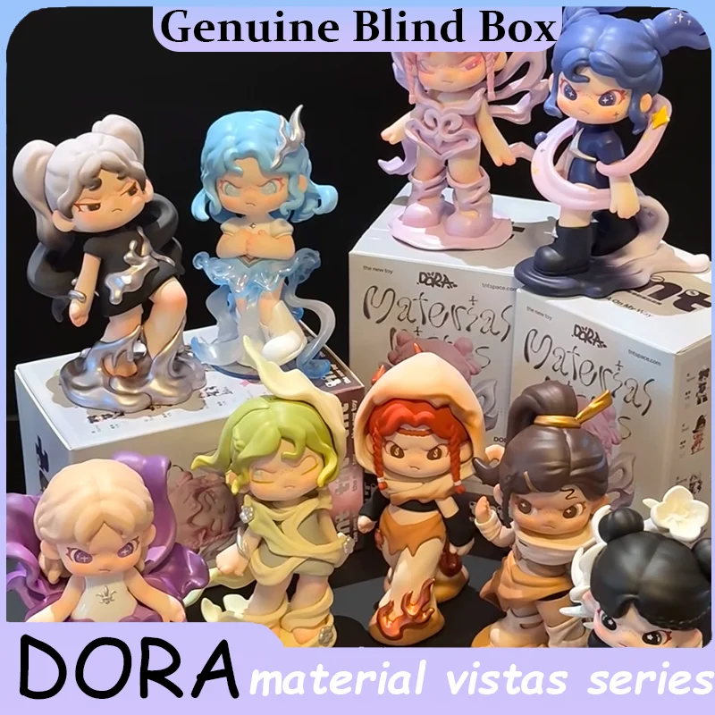 

DORA material vistas series blind box Cute Vinyl Doll Mystery Box Bag Keychain Backpack Pendant Collection Toy Girl Gift