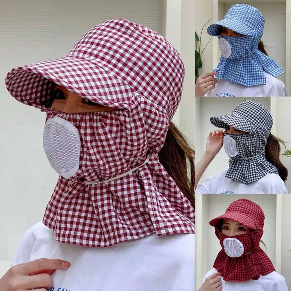 Summer Women Hats UV Protection Face and Neck Sun Hat Ear Flap Protective Cover Women Hats Outdoor Fishing Hunting Hiking Caps