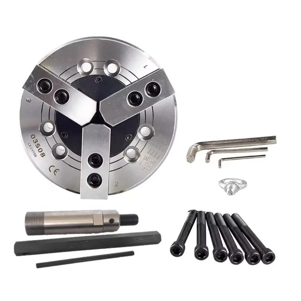 

Standard Hollow Closed type Center Hydraulic Steel Body Chuck 10 inch and 12 inch Three jaw Chuck
